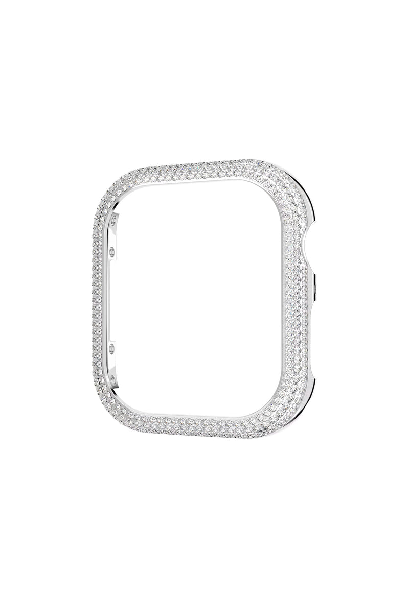 Swarovski Sparkling 41mm Rhodium Plated Apple Watch Case