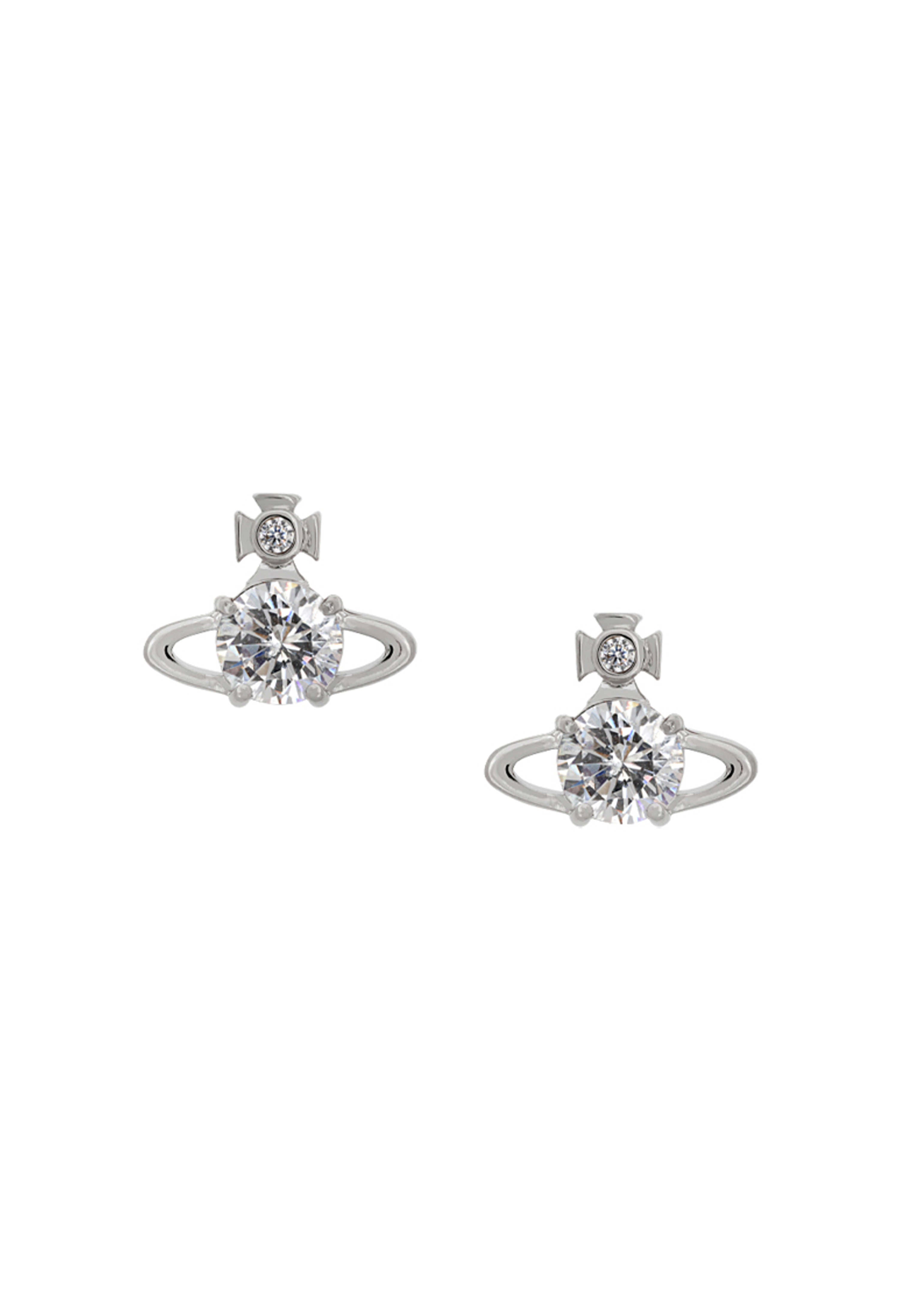 Vivienne Westwood Reina Earrings Platinum Plated