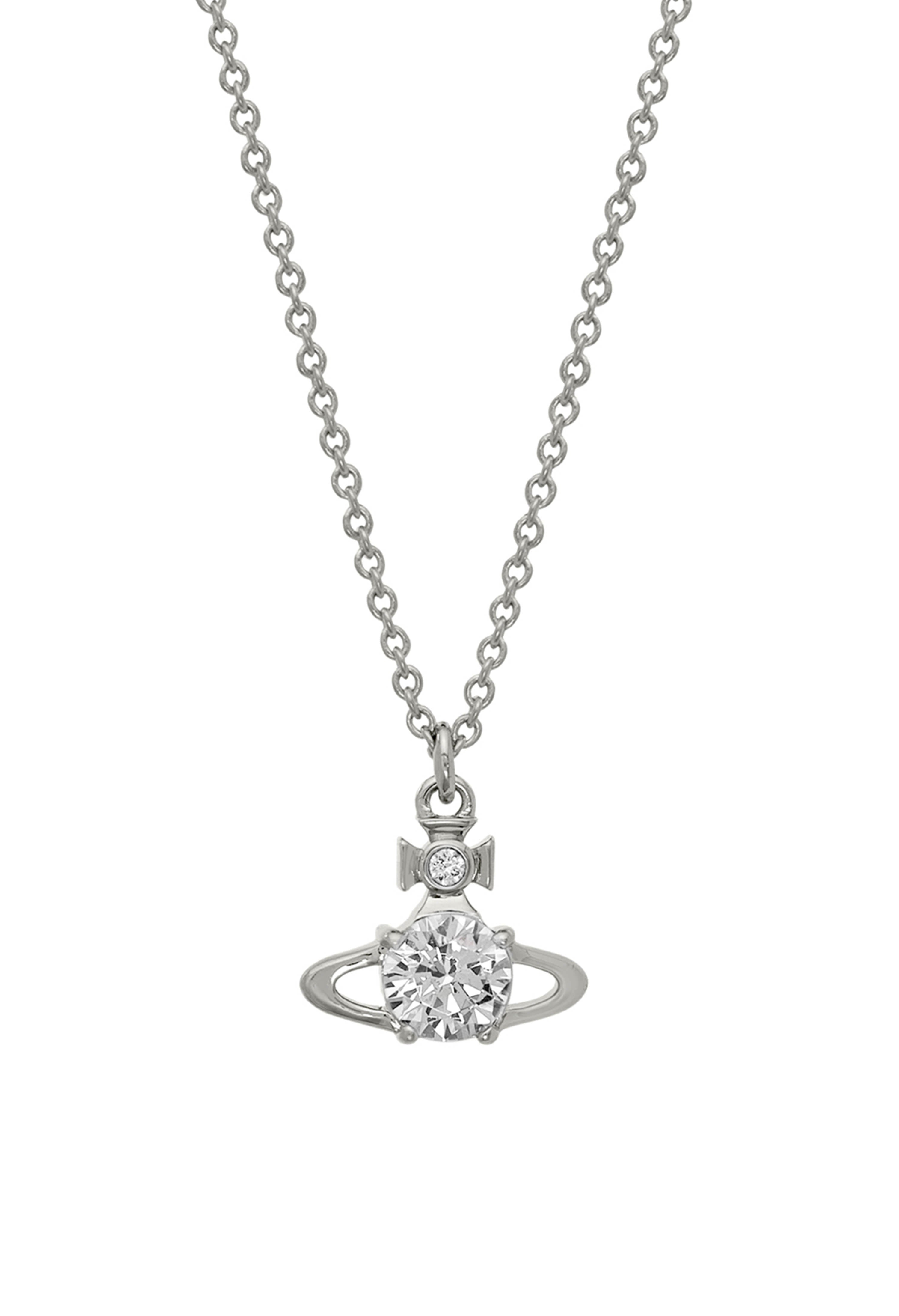 Vivienne Westwood Reina Pendant Platinum Plated